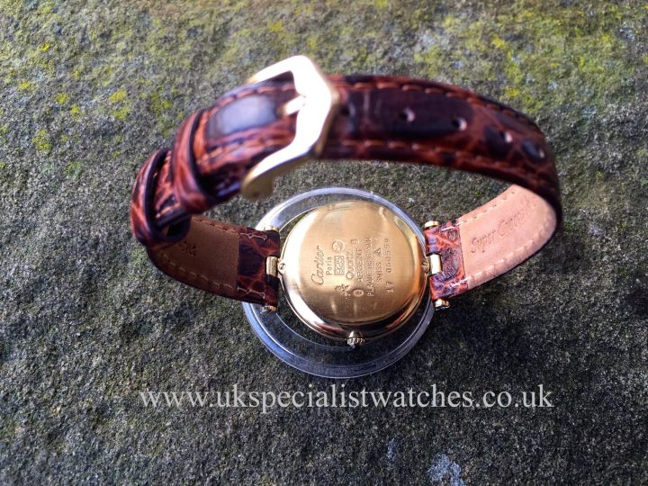 UK Specialist Watches have a Cartier Must De Vermeil Ladies 30mm