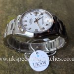 UK Specialist Watches have a Rolex Datejust Stainless Steel - White Roman Dial - 16200