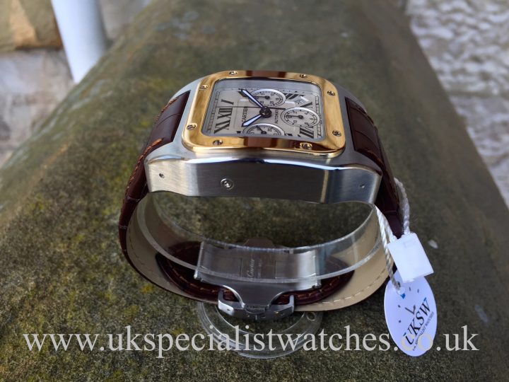 UK Specialist Watches have a Bi Metal Cartier Santos 100 XL W20091X7
