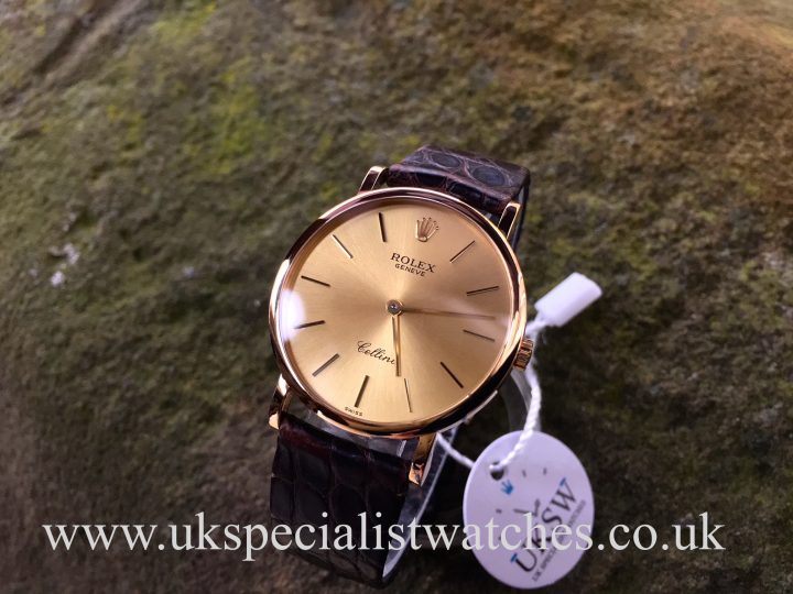 Rolex Cellini – Gents – 18ct Yelllow Gold – 5112/8