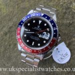 UK Specialist Watches have a beautiful rare Rolex GMT Master Pepsi Bezel 16700 Swiss T