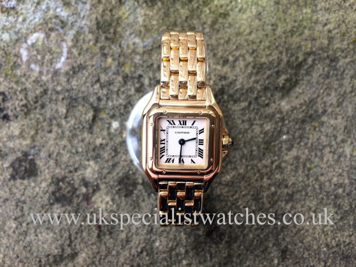 For sale at UK Specialist Watches Cartier Panthere Ladies 18ct Solid Gold - W25022B9