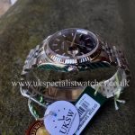 UK Specialist Watches have a Black Dial Stainless Steel Datejust 116234