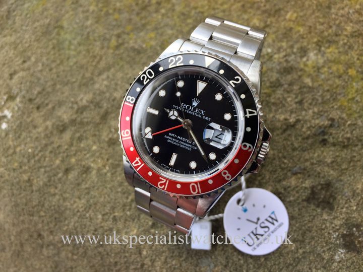 UK Specialist Watches have a Vintage Rolex GMT Master II dated from 1989 - 16710