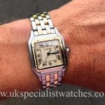 UK Specialist Watches have a Gents Cartier Panthere Steel & Gold just serviced at Cartier London