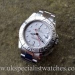 UK Specialist Watches have a Mid size yachtmaster complete with all box and papers.