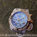 UK Specialist Watches have a Breitling Chronomat 44mm - Steel & 18ct Rose Gold - Diamond Set