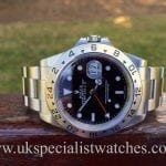 UK Specialist Watches have a Rolex Explorer II with a Black Dial - 16570