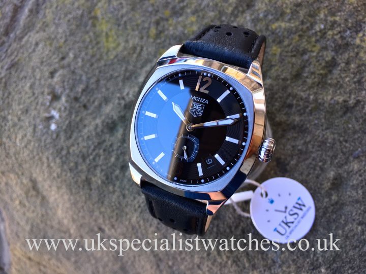 UK Specialist Watches have a classic Tag Heuer Monza in stainless steel - WR2110