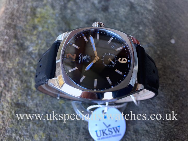 UK Specialist Watches have a classic Tag Heuer Monza in stainless steel - WR2110