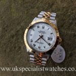 UK Specialist Watches have a Rolex Datejust 16013 with an 18ct yellow gold thunderbird bezel.
