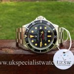 UK Specialist Watches have a rare vintage 1967 Rolex 1665 sea-dweller first edition with Rolex service receipts.