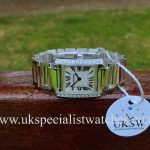 UK Specialist Watches have a white Gold Cartier Tank Francaise diamond set - 2403