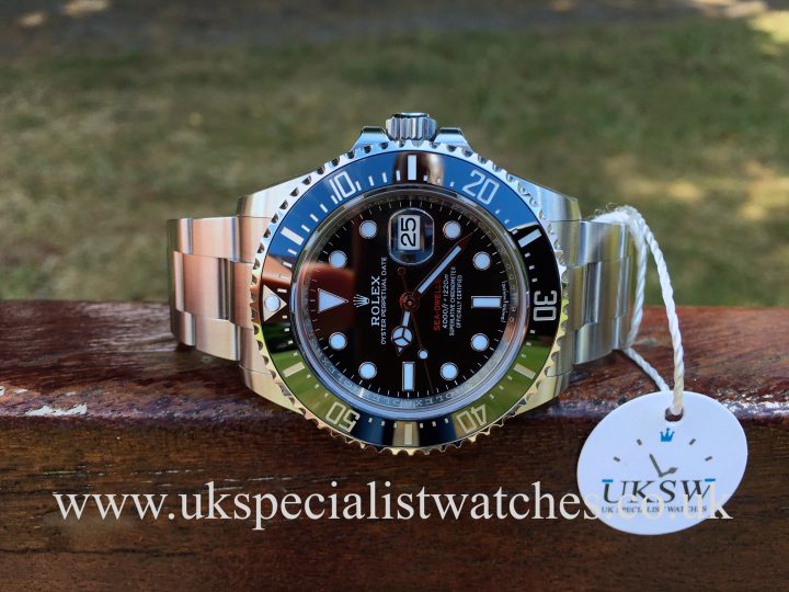 UK Specialist Watches have a new model 2017 Rolex Sea-Dweller red writing - 126600