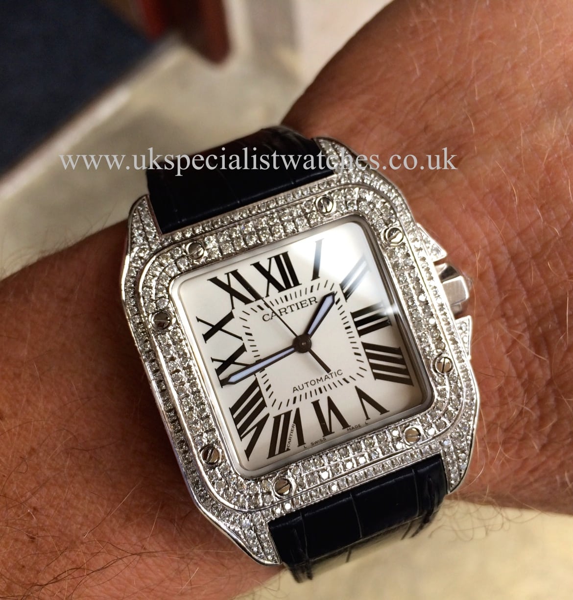 cartier diamond watch uk