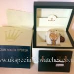 UK Specialist Watches have the Latest Model Mid size Rolex Datejust Gold & Steel 31mm