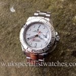 UK SpecialistWatches have a full size Gents Rolex Yacht-master with the Platinum Bezel - 16622