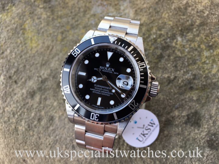 UK Specialist Watches have a Rolex Submariner Date - Stainless Steel - 16610 - Final Edition