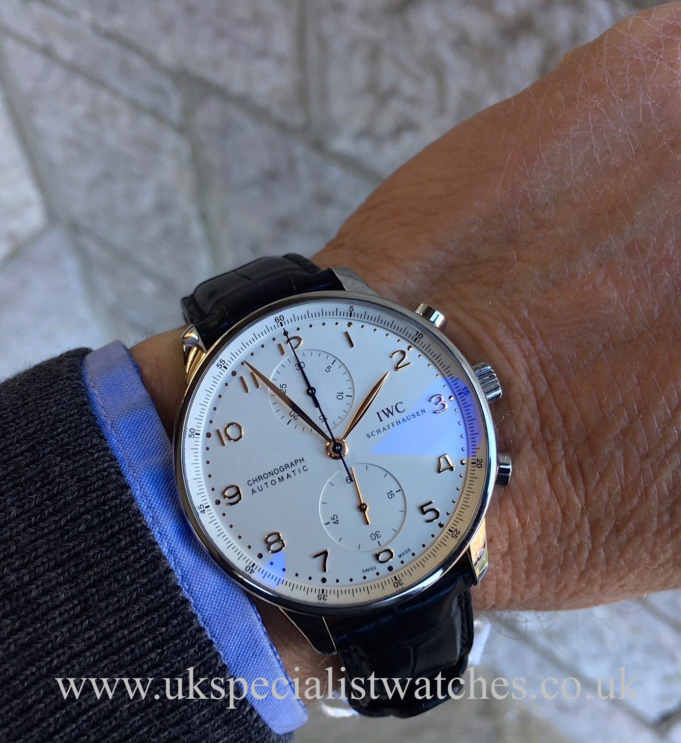 추가비용없음] 아이더블유씨 IWC IW371609 Portuguese Chronograph - Fioritto