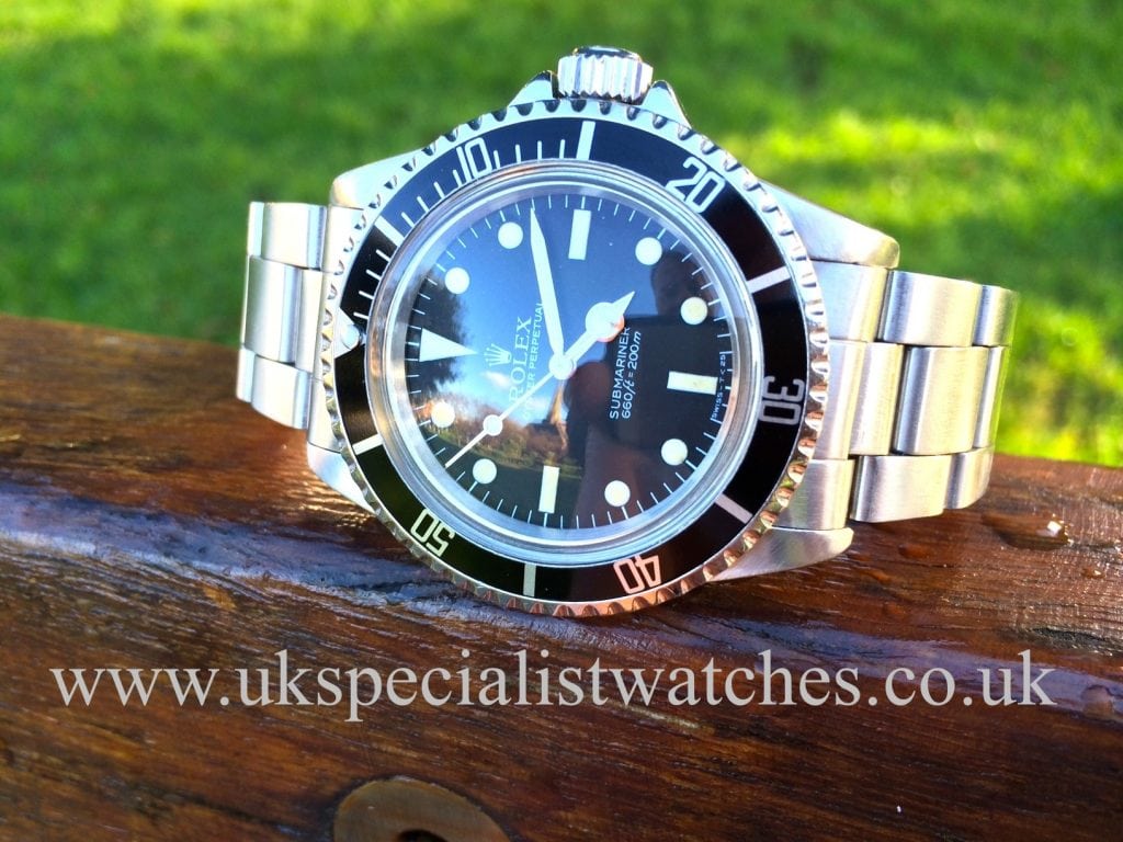Rolex Vintage Submariner 5513 Topper Domed Plexi glass UK Specialist