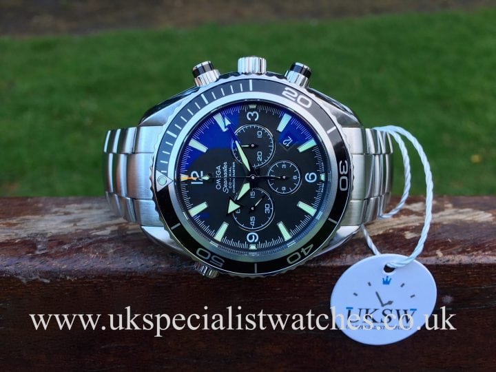 UK Specialist Watches have a beautiful Omega Seamaster Planet Ocean Chrono - 45.5mm - 2210.50.00