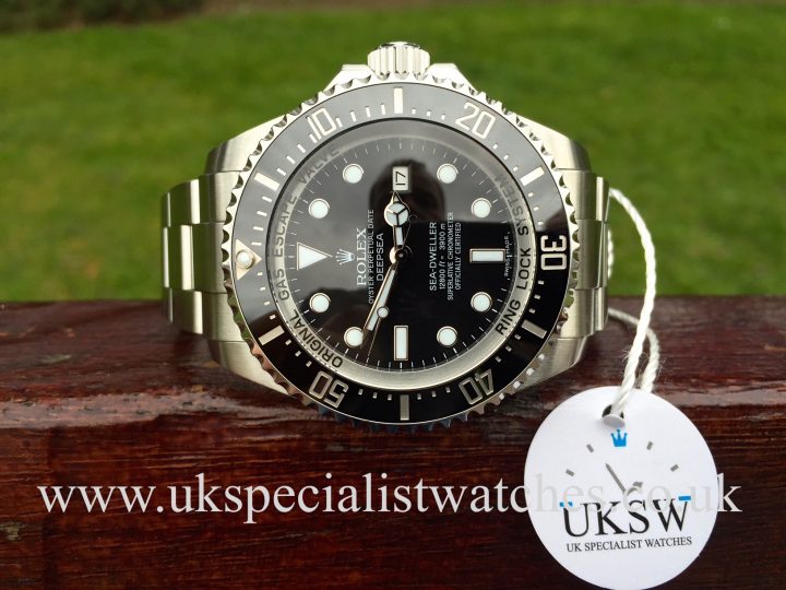 UK Specialist Watches have a Rolex DeepSea Sea Dweller – 116660 - Black Dial