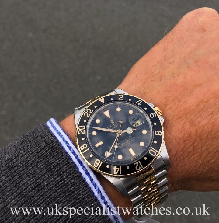 UK Specialist Watches have a rare vintage 1986 rolex gmt master 16753 for sale