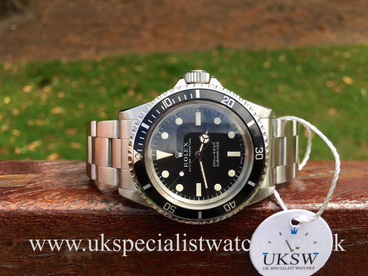 UK Specialistwatches have a vintage Rolex Submariner 5513 – with a Meters First Dial – Vintage 1967