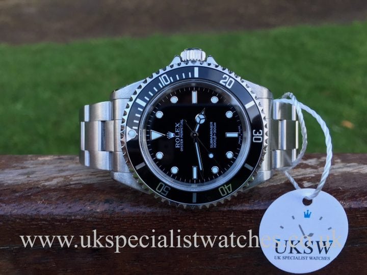 UK Specialist Watches have a Rolex Submariner Non-Date – Steel – 14060M – Full Set