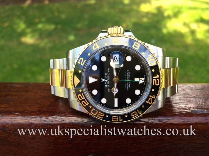 2013 new model Rolex GMT-Master II in Gold & Steel with the new Ceramic bezel