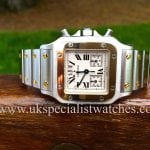 a very rare Cartier Santos Galbee chronograph for sale at uk specialist watches