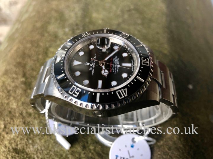 UK Specialist Watches have a new model Rolex Sea-Dweller 126600 – Red Writing – 50th Anniversary