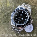 UK Specialist Watches have a Rolex Submariner Non-Date – Steel – 14060– Full Set