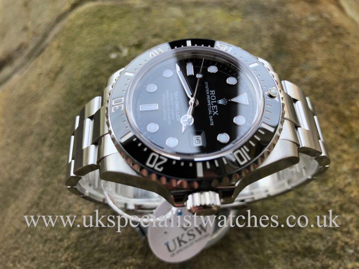 UK Specialist Watches have a Rolex Sea-Dweller 4000 Ceramic Bezel - 116600 - Full Set