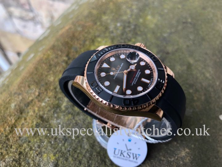 UK Specialist Watches have a stunning Rolex Yacht-Master 40mm - 18ct Everose - 116655
