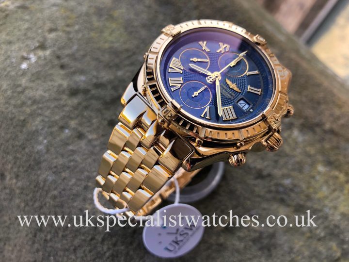 UK Specialist watches have a Breitling Crosswind Chrono – 18ct Yellow Gold - K13055