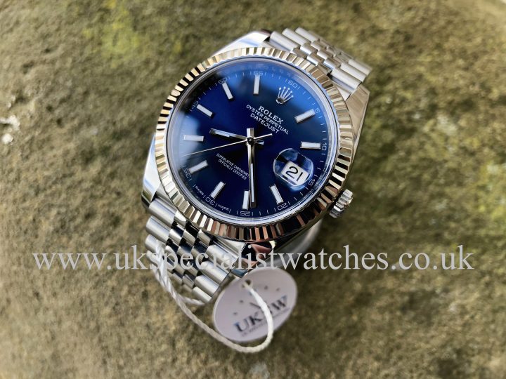 ROLEX DATEJUST 126334 - BLUE DIAL – STAINLESS STEEL