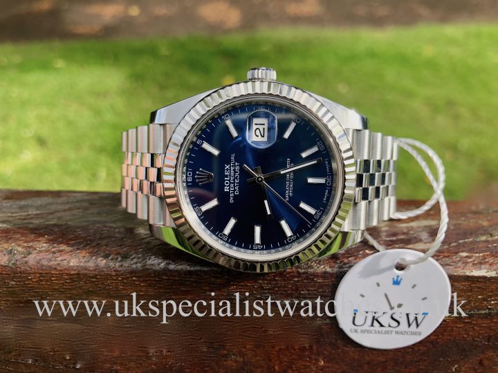 ROLEX DATEJUST 126334 WITH A BLUE DIAL – STAINLESS STEEL