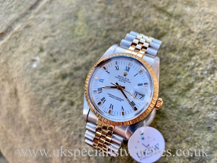 ROLEX OYSTER PERPETUAL DATE – STEEL & 18CT YELLOW GOLD – 15053