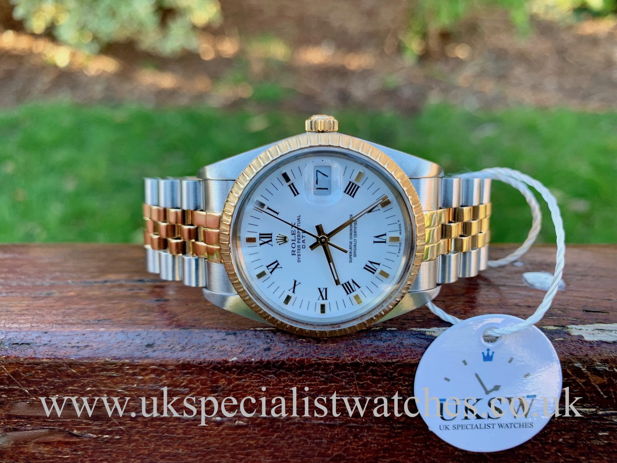 ROLEX OYSTER PERPETUAL DATE – STEEL \u0026 18CT YELLOW GOLD – 15053 - UK  Specialist Watches