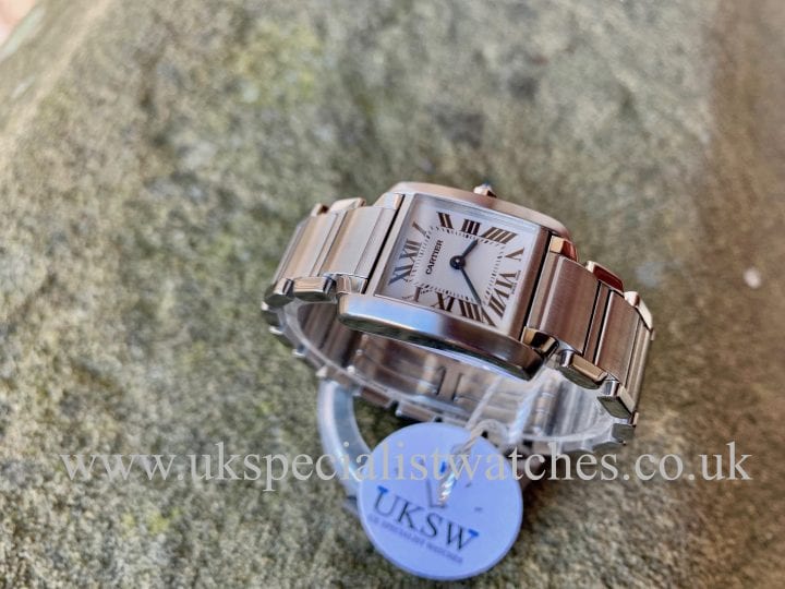 CARTIER TANK FRANCAISE LADIES - STAINLESS STEEL - 2384
