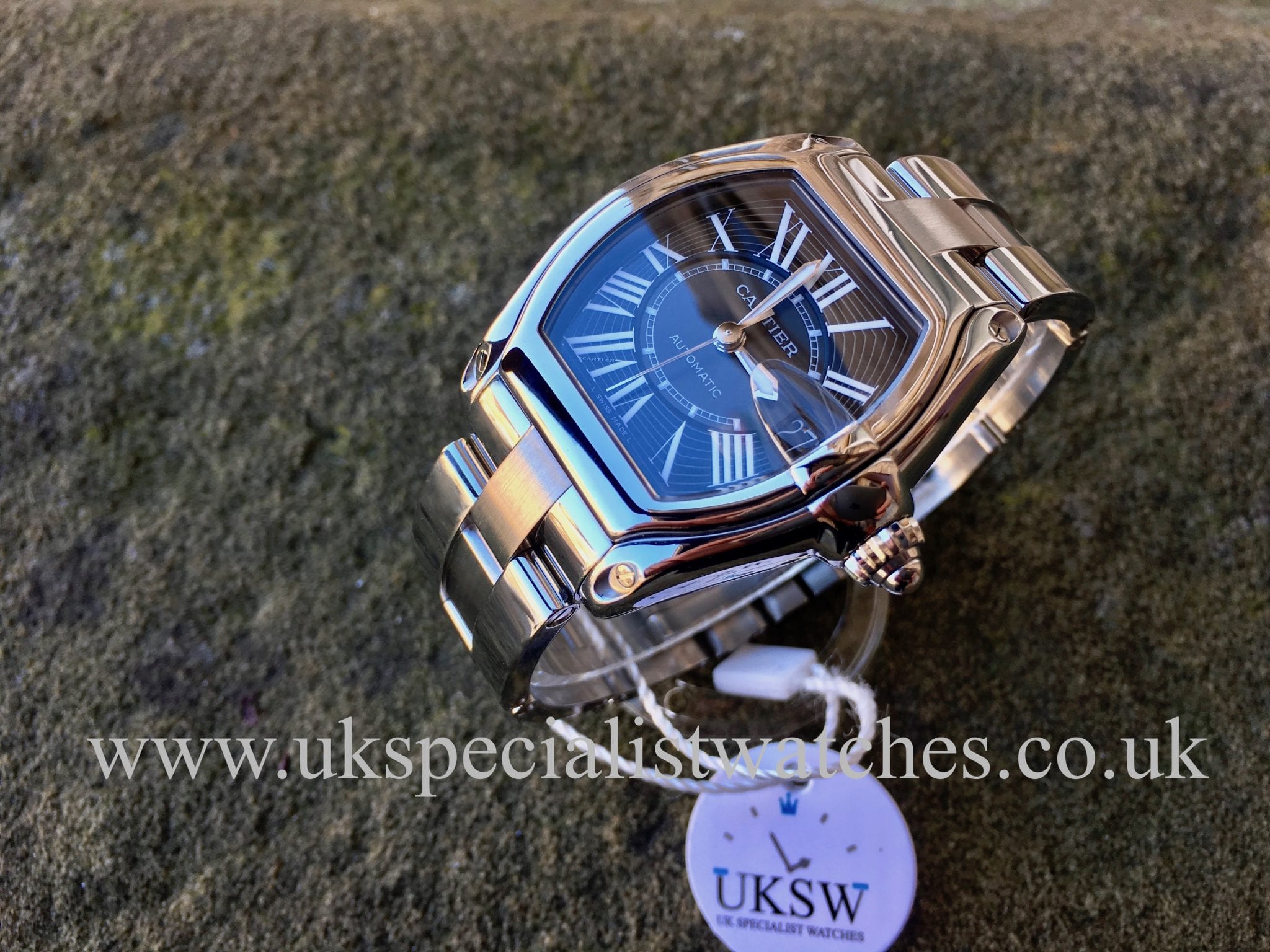 CARTIER ROADSTER GENTS - STAINLESS 