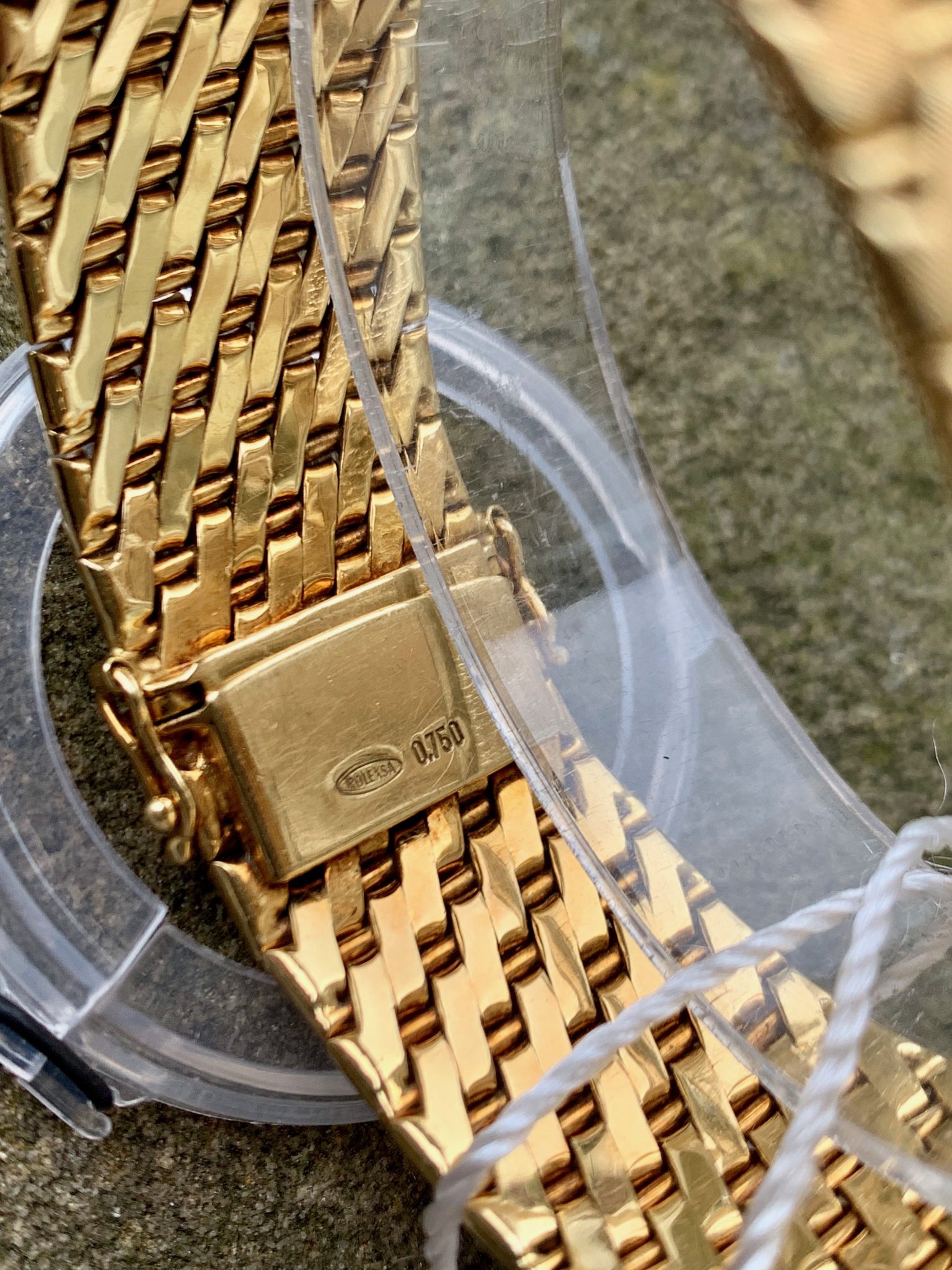 vintage gold watch bracelet