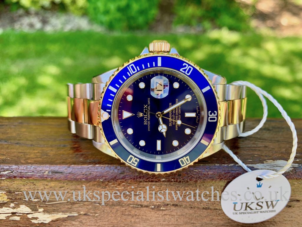 ROLEX SUBMARINER DATE BLUE DIAL – STEEL 