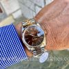 ROLEX DATEJUST 18CT GOLD & STEEL – CHOCOLATE DIAL – 16233