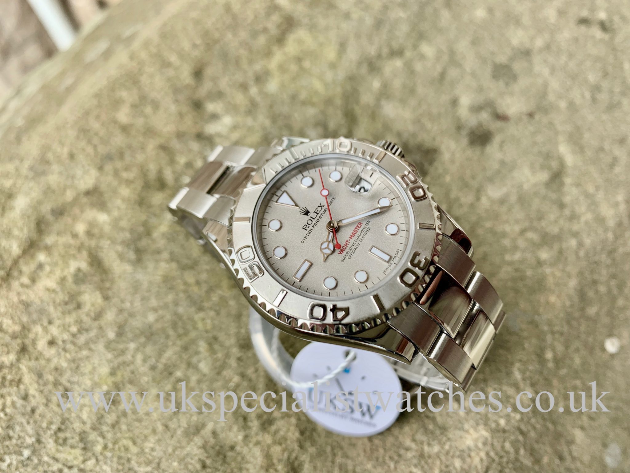 ROLEX YACHT-MASTER – PLATINUM BEZEL 