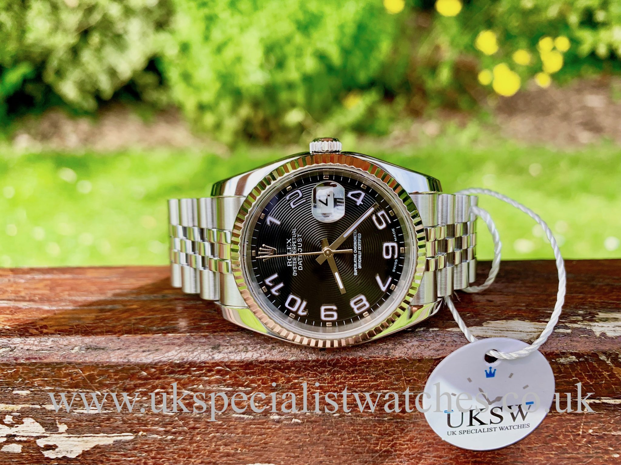 rolex datejust 36 arabic dial