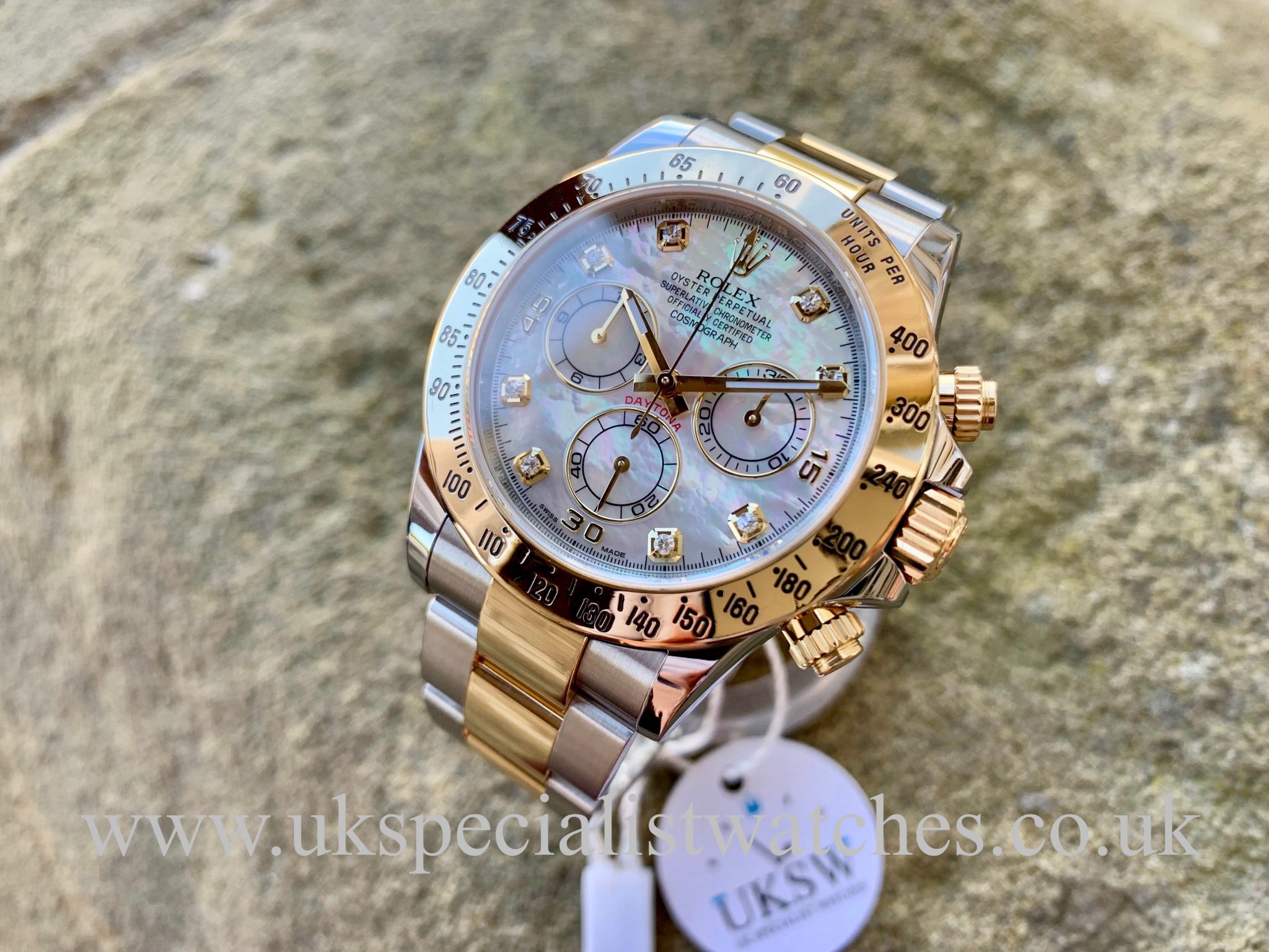rolex daytona mop diamond dial