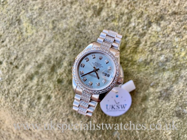 ROLEX LADIES DATEJUST PLATINUM 