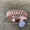 Rolex Day-Date II - 18ct Rose Gold - Baguette Diamond Ruby Dial - 218235